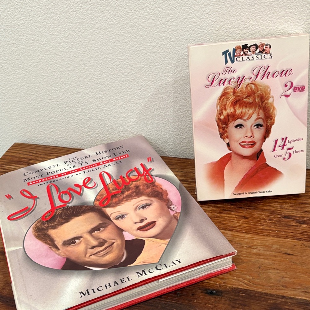 I Love Lucy Book and The Lucy Show DVD Set